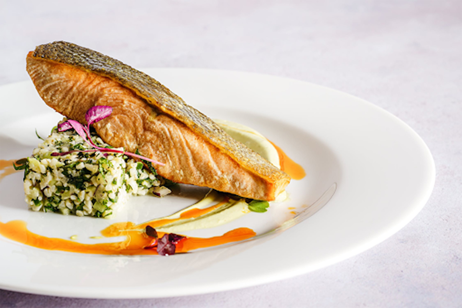 Salmon-dish